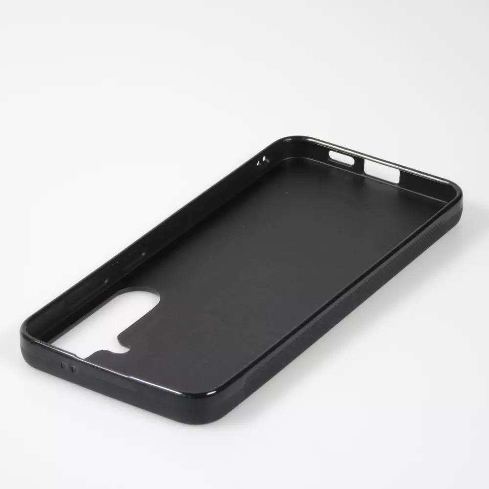 Coque Samsung Galaxy S24+ - Silicone rigide noir Canton SG blanc