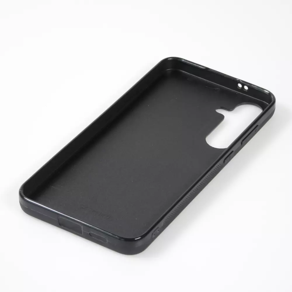 Coque Samsung Galaxy S24+ - Silicone rigide noir Canton SG blanc