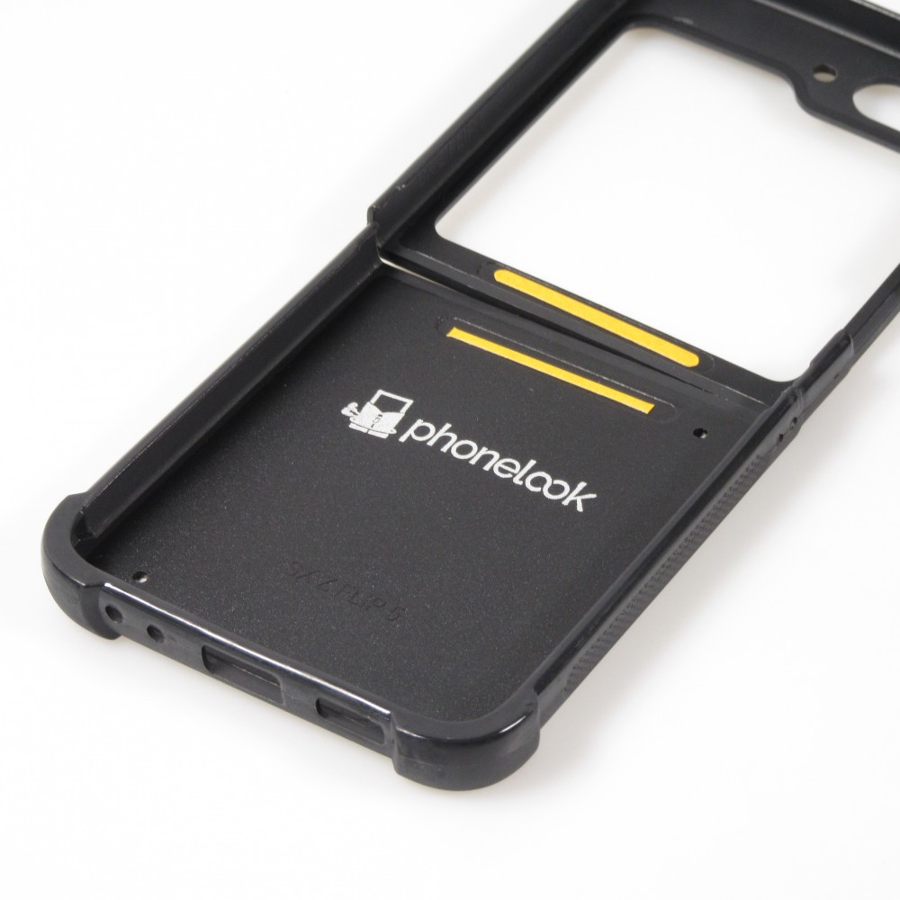 Samsung Galaxy Z Flip5 Case Hülle - Silikon schwarz Astrologie Steinbock