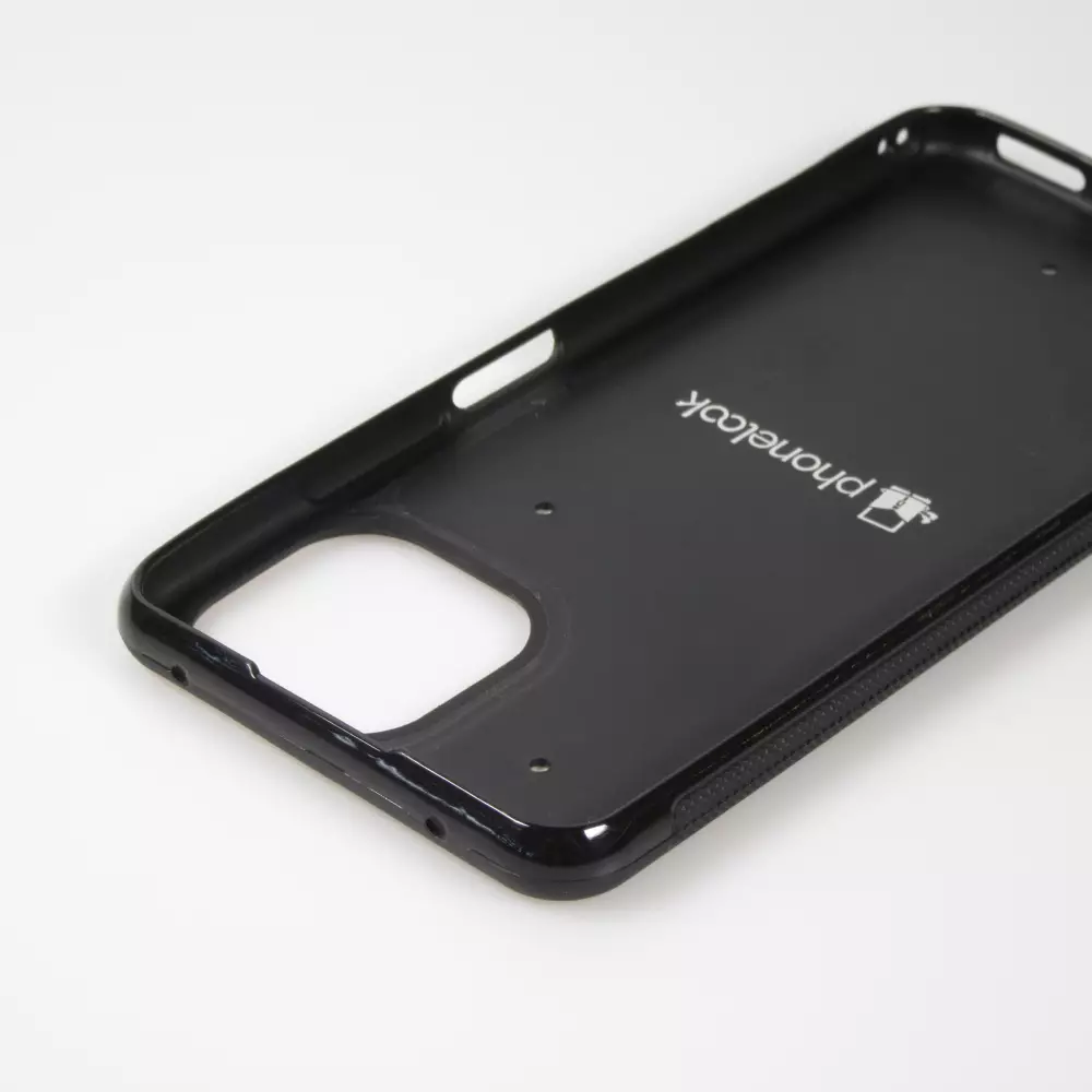 Coque Xiaomi Mi 11 Lite 5G - Silicone rigide noir Wine Statue de la liberté avec un verre de vin