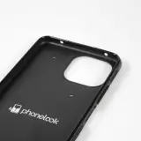 Coque Xiaomi Mi 11 Lite 5G - Silicone rigide noir Wine Statue de la liberté avec un verre de vin