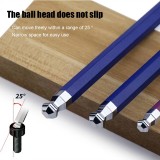 9-teiliges Inbusschl&uuml;ssel Set Chrom-Vanadium Stahl Mehrgr&ouml;&szlig;en f&uuml;r Heimwerker Auto Reparaturen