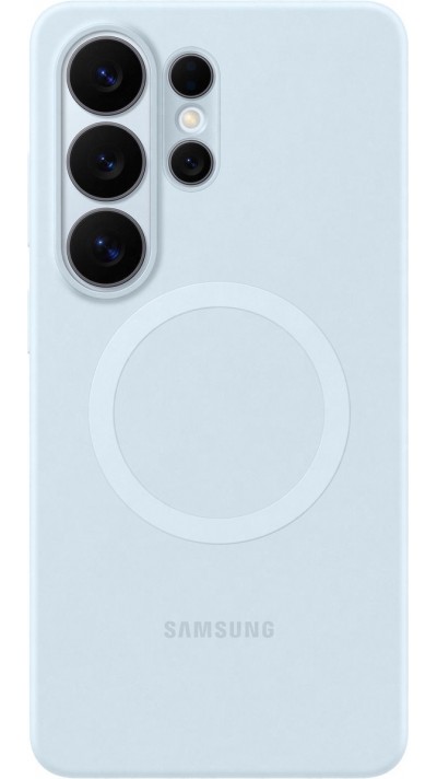 Galaxy S26 Ultra Case Hülle - Silicone Magnet Case leichter und dauerhafter Schutz - Hellblau