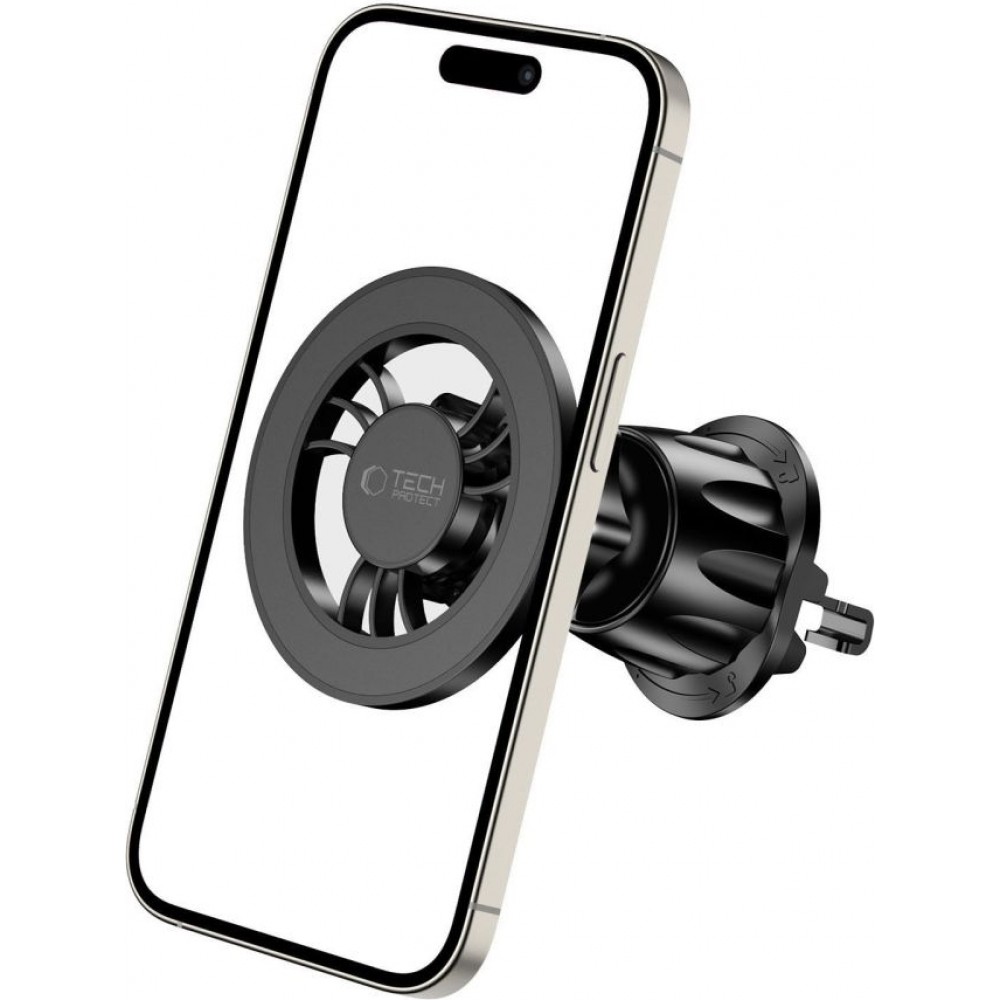 Tech-Protect N56 support de t&eacute;l&eacute;phone magn&eacute;tique pour voiture compatible avec MagSafe - Noir
