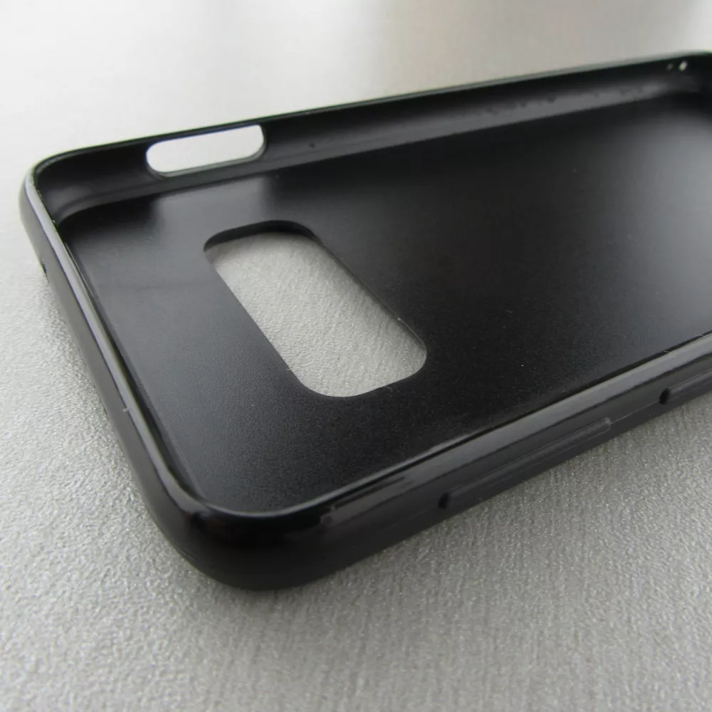Samsung Galaxy S10e Case Hülle - Silikon schwarz Tunesien 2022 personalisierbares Fussballtrikot