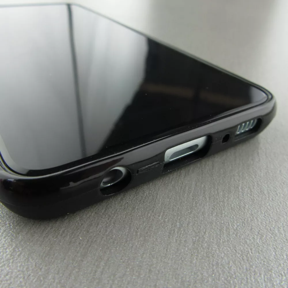 Samsung Galaxy S10e Case Hülle - Silikon schwarz Tunesien 2022 personalisierbares Fussballtrikot