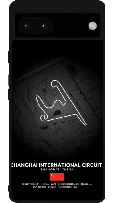 Google Pixel 6a Case Hülle - Silikon schwarz F1 Track 2025 China