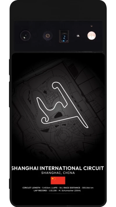 Google Pixel 6 Pro Case Hülle - Silikon schwarz F1 Track 2025 China