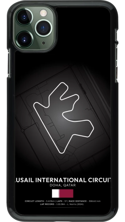 iPhone 11 Pro Max Case Hülle - F1 Track 2025 Qatar