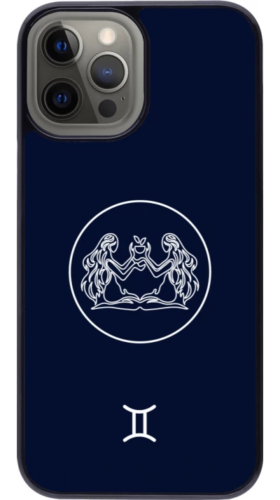 iPhone 12 Pro Max Case Hülle - Astrologie Zwillinge