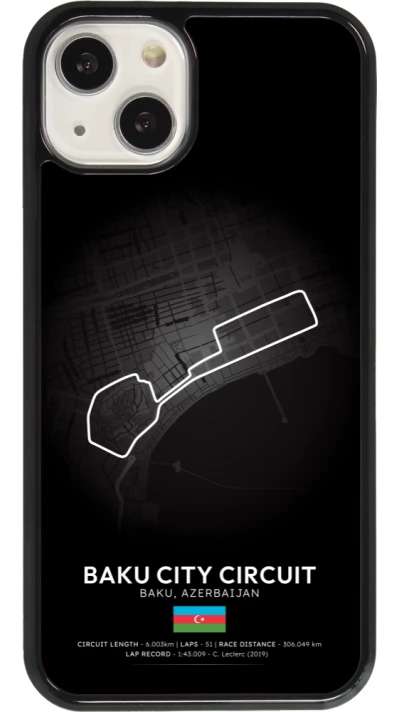 Coque iPhone 13 - F1 Track 2025 Azerbaijan