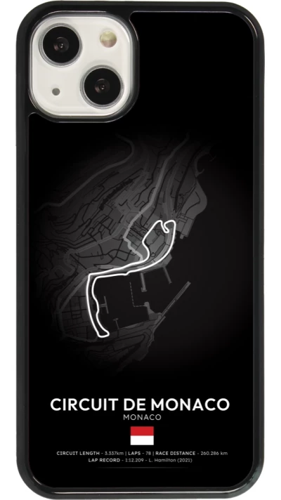 Coque iPhone 13 - F1 Track 2025 Monaco