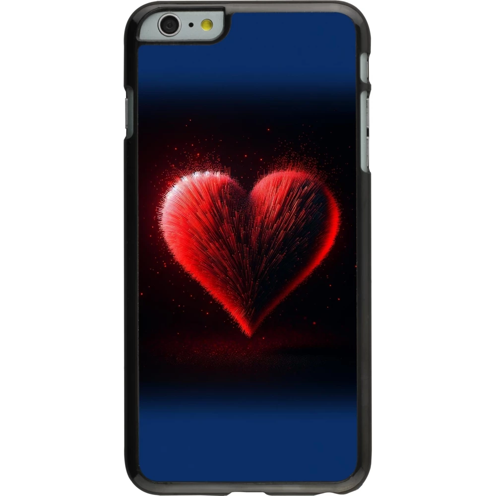 Coque iPhone 6 Plus / 6s Plus - Valentine 2025 coeur rouge