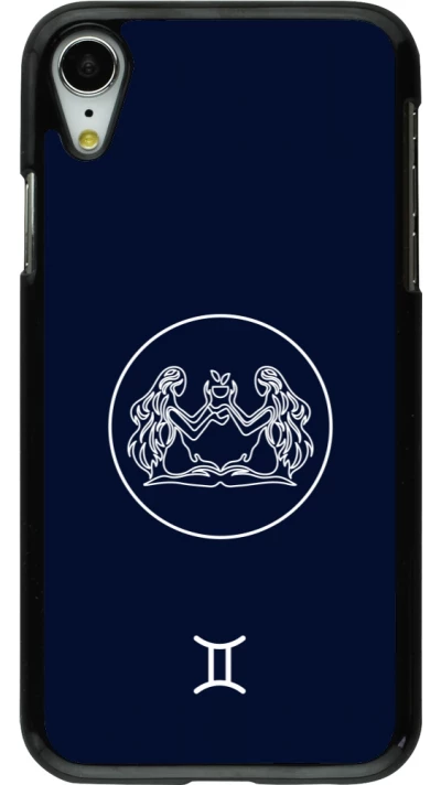 iPhone XR Case Hülle - Astrologie Zwillinge