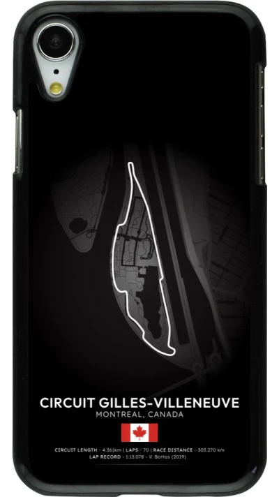 iPhone XR Case Hülle - F1 Track 2025 Canada
