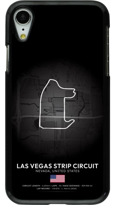 iPhone XR Case Hülle - F1 Track 2025 Las Vegas