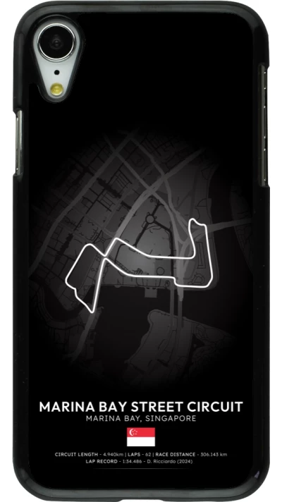 iPhone XR Case Hülle - F1 Track 2025 Singapore