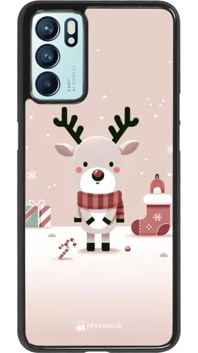 OPPO Reno6 5G Case Hülle - Weihnachten 2023 Choupinette Rentier