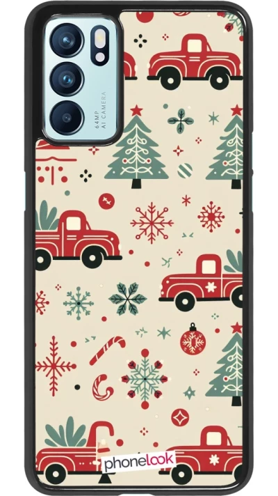OPPO Reno6 5G Case Hülle - Weihnachten 2024 Lkw Tanne