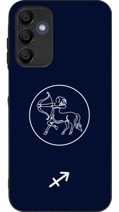 Coque Samsung Galaxy A15 - Silicone rigide noir Astrologie Sagittaire