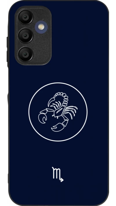 Coque Samsung Galaxy A15 - Silicone rigide noir Astrologie Scorpion