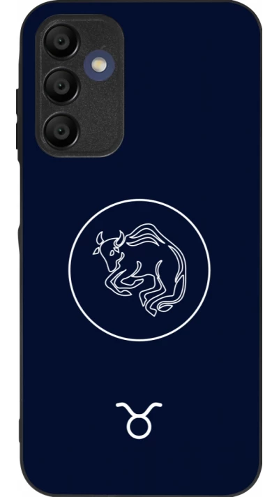 Coque Samsung Galaxy A15 - Silicone rigide noir Astrologie Taureau