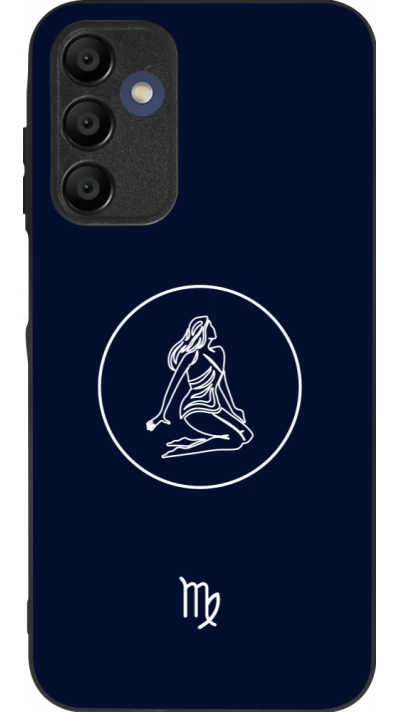 Coque Samsung Galaxy A15 - Silicone rigide noir Astrologie Vierge