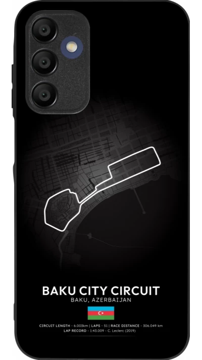 Coque Samsung Galaxy A15 - Silicone rigide noir F1 Track 2025 Azerbaijan