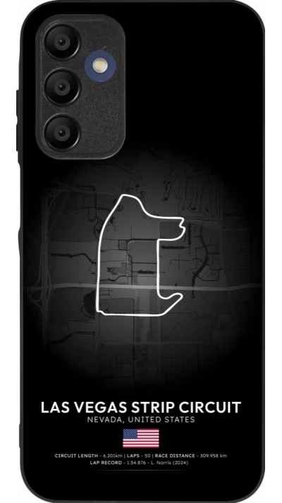Coque Samsung Galaxy A15 - Silicone rigide noir F1 Track 2025 Las Vegas