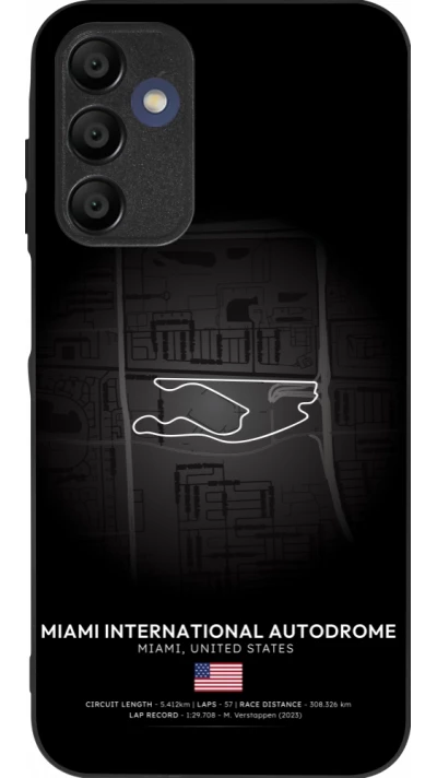 Coque Samsung Galaxy A15 - Silicone rigide noir F1 Track 2025 Miami