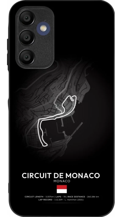 Coque Samsung Galaxy A15 - Silicone rigide noir F1 Track 2025 Monaco