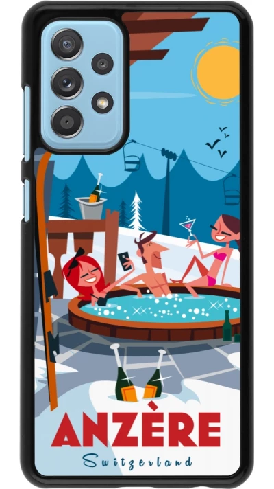 Samsung Galaxy A52 Case Hülle - Anzère Mountain Jacuzzi