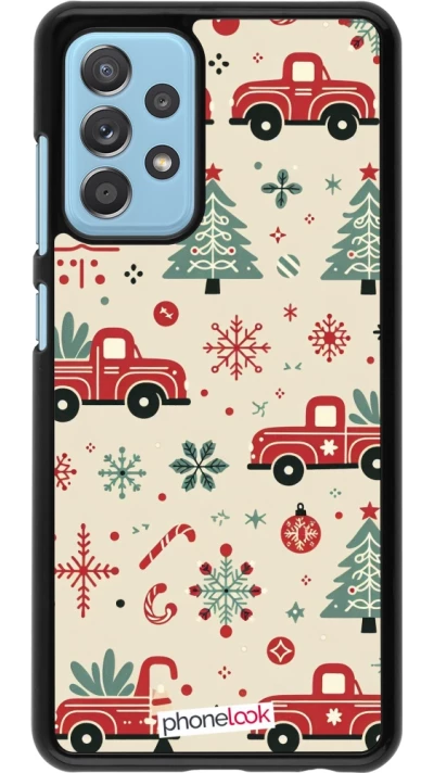 Samsung Galaxy A52 Case Hülle - Weihnachten 2024 Lkw Tanne
