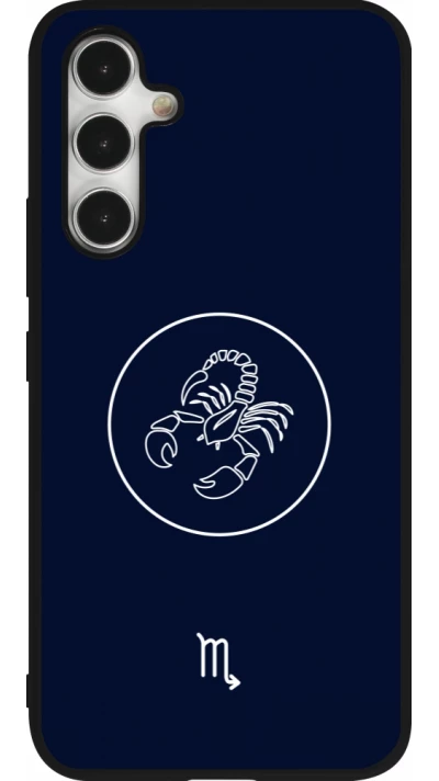 Samsung Galaxy A54 Case Hülle - Silikon schwarz Astrologie Skorpion
