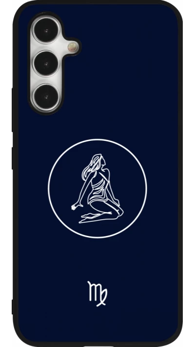 Samsung Galaxy A54 Case Hülle - Silikon schwarz Astrologie Jungfrau
