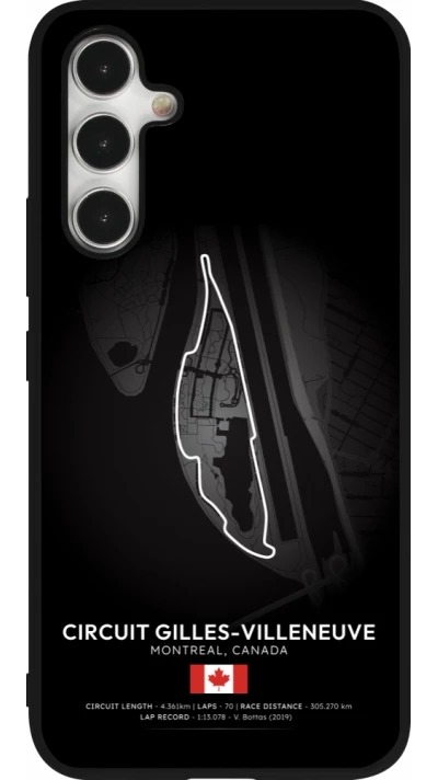 Samsung Galaxy A54 Case Hülle - Silikon schwarz F1 Track 2025 Canada