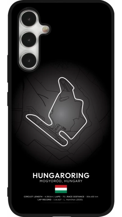 Samsung Galaxy A54 Case Hülle - Silikon schwarz F1 Track 2025 Hungary