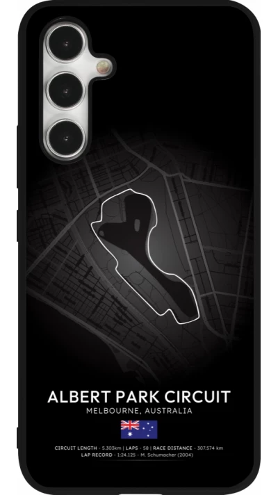 Samsung Galaxy A54 Case Hülle - Silikon schwarz F1 Track 2025 Melbourne