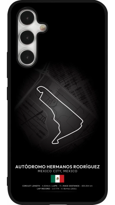 Samsung Galaxy A54 Case Hülle - Silikon schwarz F1 Track 2025 Mexico