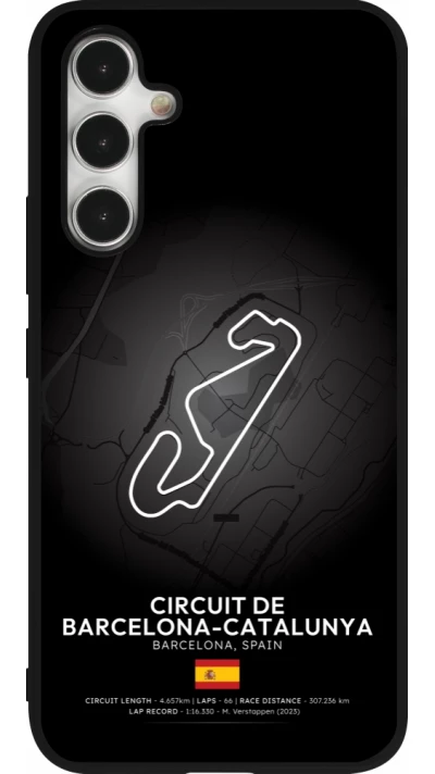 Samsung Galaxy A54 Case Hülle - Silikon schwarz F1 Track 2025 Spain