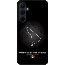 Coque Samsung Galaxy A55 5G - Silicone rigide noir F1 Track 2025 Mexico
