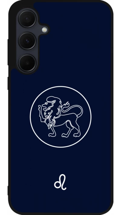 Samsung Galaxy A56 Case Hülle - Silikon schwarz Astrologie Löwe