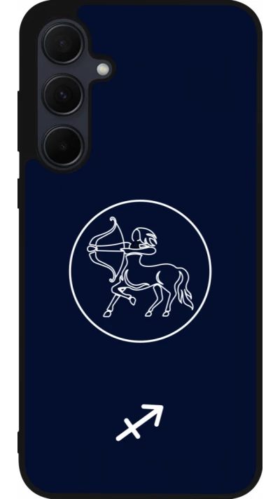 Samsung Galaxy A56 Case Hülle - Silikon schwarz Astrologie Schütze
