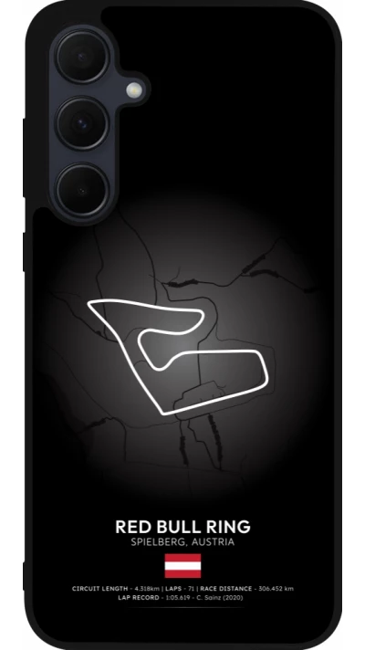 Samsung Galaxy A56 Case Hülle - Silikon schwarz F1 Track 2025 Austria