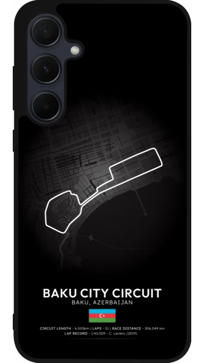 Samsung Galaxy A56 Case Hülle - Silikon schwarz F1 Track 2025 Azerbaijan