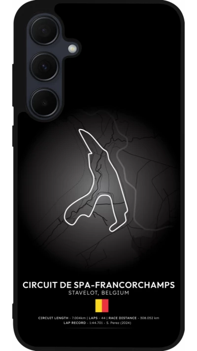 Samsung Galaxy A56 Case Hülle - Silikon schwarz F1 Track 2025 Belgium