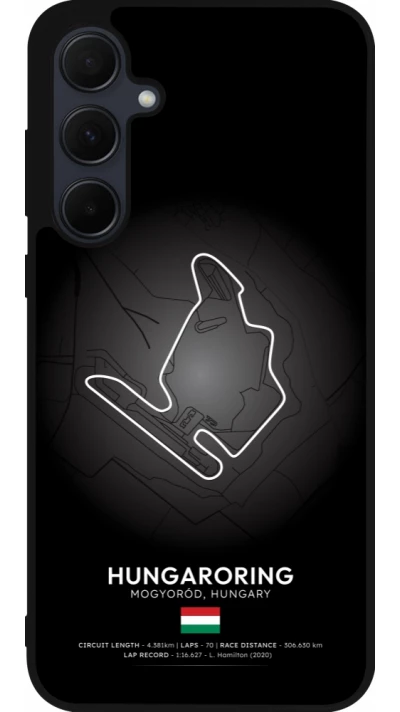Samsung Galaxy A56 Case Hülle - Silikon schwarz F1 Track 2025 Hungary