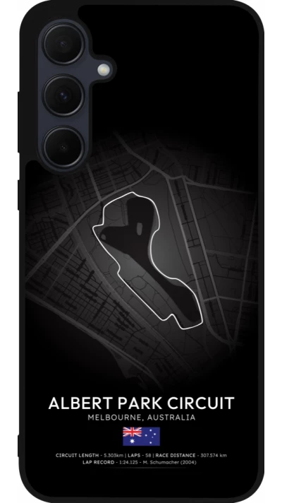 Samsung Galaxy A56 Case Hülle - Silikon schwarz F1 Track 2025 Melbourne