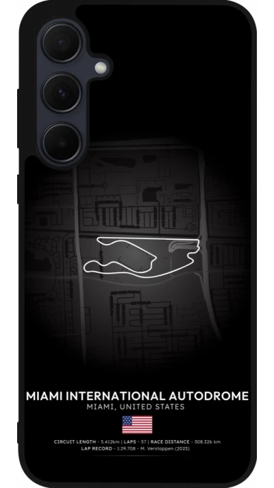 Samsung Galaxy A56 Case Hülle - Silikon schwarz F1 Track 2025 Miami
