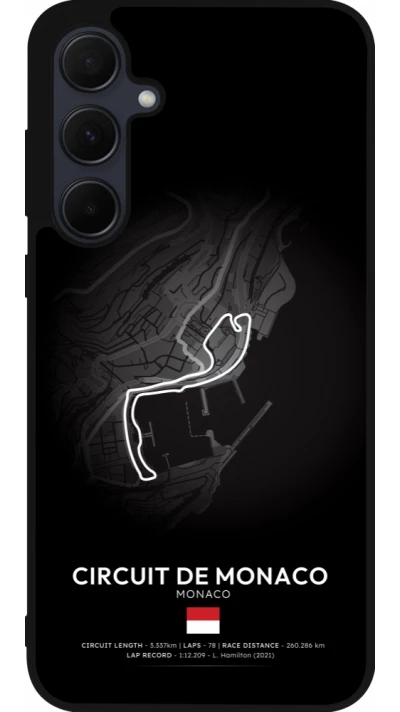 Samsung Galaxy A56 Case Hülle - Silikon schwarz F1 Track 2025 Monaco